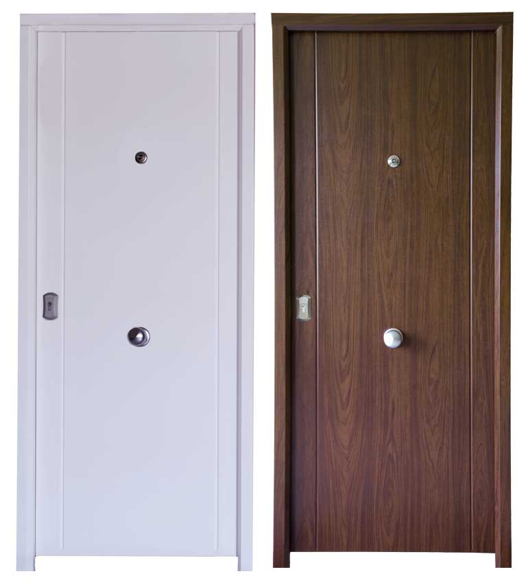 puerta imitación madera